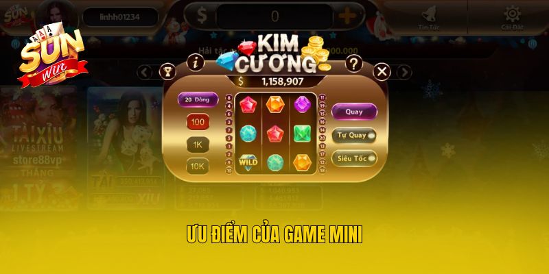 Ưu điểm của game mini
